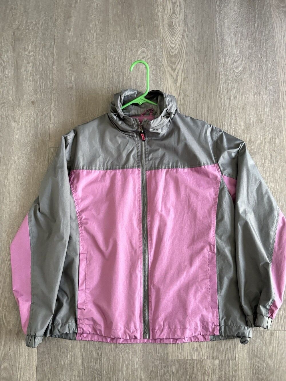Cold Storage Foul Weather Gear Womens Windbreaker Jacket Pink /Gray Size L